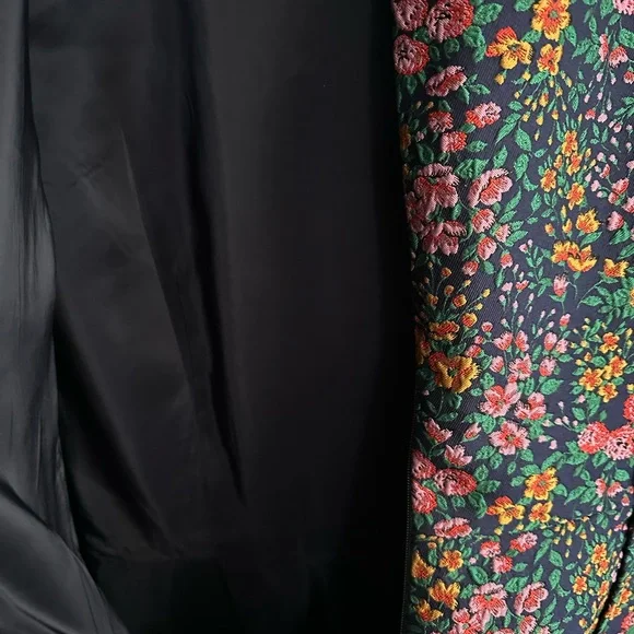 J Crew, knee length, embroidered dress - Picture 3 of 4